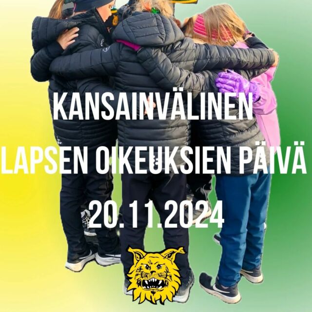 Tänään keskiviikkona vietetään kansainvälistä lapsen oikeuksien päivää ja tämän vuoden teemana on jokaisen lapsen oikeus oppimiseen. Myös Ilves Ringette pyrkii tarjoamaan jokaiselle lapselle mahdollisuuden oppia ja kehittyä ringeten parissa, turvallisessa ja kannustavassa ilmapiirissä! 💛💚

#ilves #ringette #OikeusOppimiseen #SaanOppia #SaatOppia #meidänjuttu